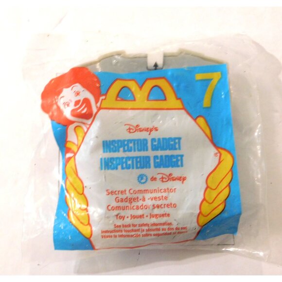 Vintage McDonalds Inspector Gadget Secret Communicator Happy Meal Toy 7 1999 New - Picture 1 of 3